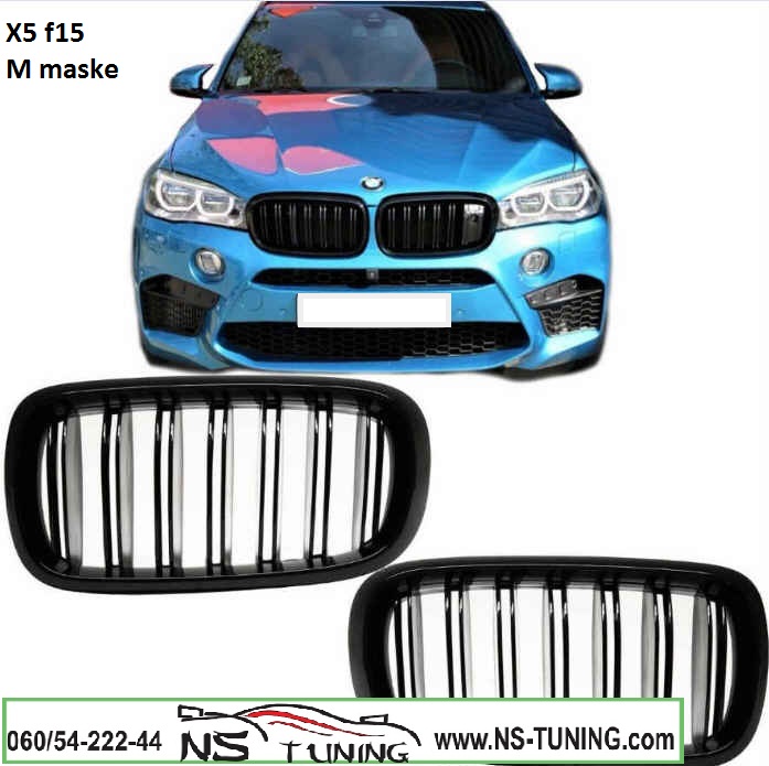 bmw x5 f15 x6 f15 maska m crna dupla rebra ugradnja novi sad tuning